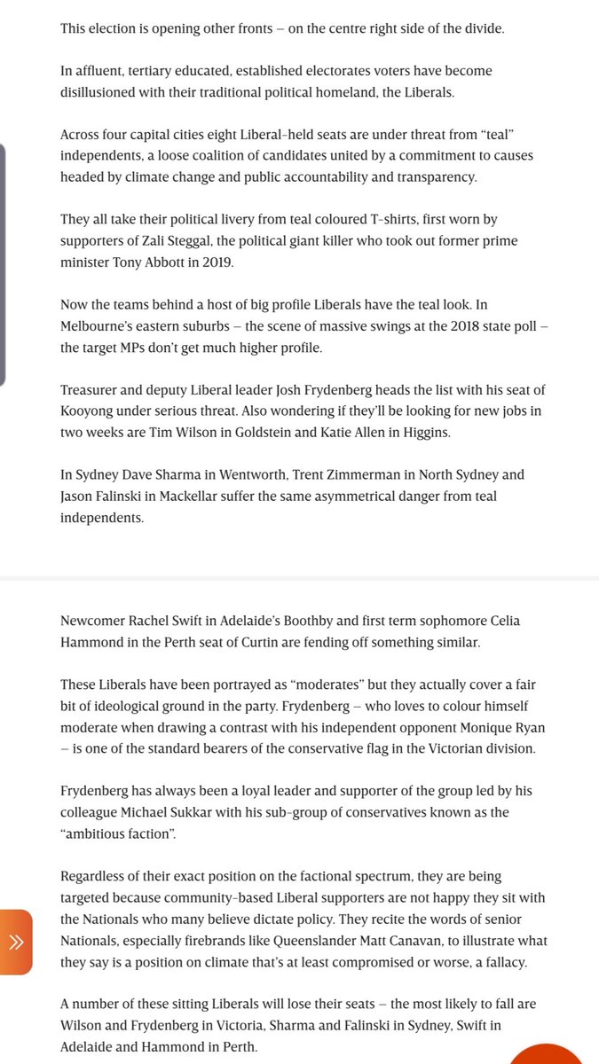 Therese41339345's tweet photo. Interesting article by Dennis Atkins for InQueensland.
#GoMon #Mon4Kooyong #kooyong #kooyongvotes #chopwoodcarrywater #independents https://t.co/cIFuA2gPMO