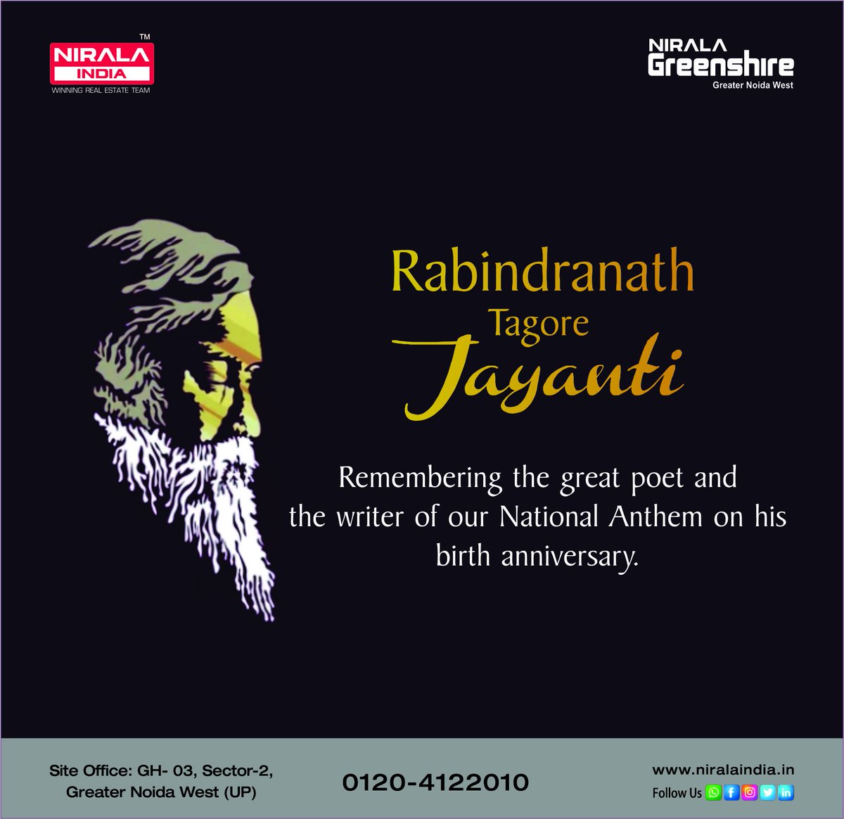 IndiaNirala's tweet photo. Hurry Up ! For Booking Call Now : +919971773200
Nirala Greenshire at Greater Noida West 
Ready to Move, 2/3 BHK Apartments Available
#niralawishes #RabindranathTagoreJayanti2022 #9thMay2022 #niralaindia #greenshire #GreaterNoida #apartments #ReadyToMove https://t.co/qfrCr5WSDl