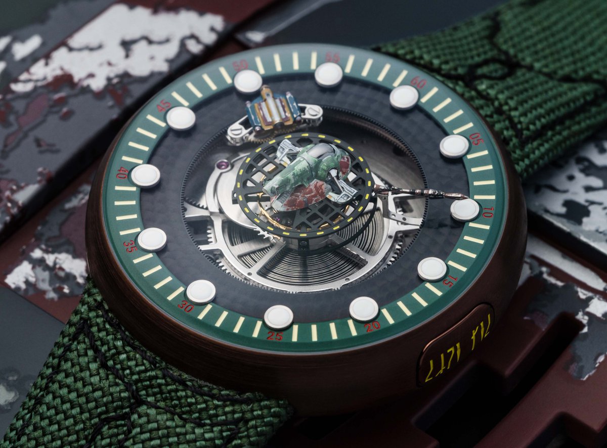 cotedesmontres's tweet photo. .@KrossStudio #BobaFett™ #CollectorSet inspiré par le légendaire chasseur de prime de la saga #StarWars. Chaque pièce est unique et 90h sont nécessaires pour le #vaisseauSpatial avant de le déposer sur sa plateforme d’atterrissage au sommet du #tourbillon
https://t.co/p9qG99kH3d https://t.co/lYcRYS2Z8H