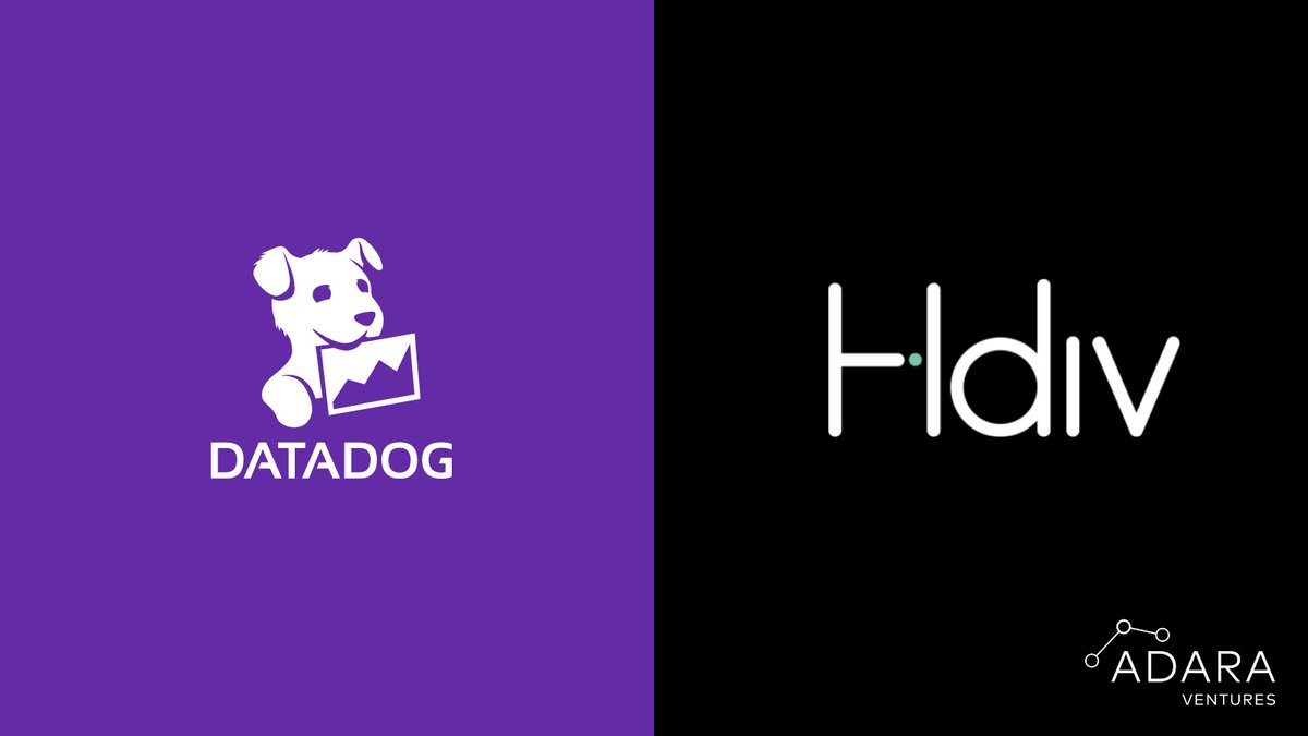 🎉 We're delighted to announce our portfolio company <a href="/hdivsecurity/">Hdiv Security</a> has entered into an agreement to be acquired by <a href="/datadoghq/">Datadog, Inc.</a> to extend its Cloud Security Platform. 

Learn more: adara.vc/datadog-hdiv-s… 

Congratulations to <a href="/hdivroberto/">Roberto Velasco</a>, <a href="/gorkavicente/">Gorka Vicente</a> &amp; the entire Hdiv team! 🚀