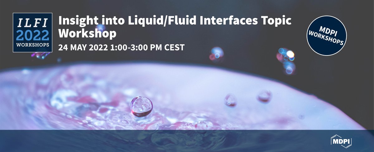 Molecules_MDPI's tweet photo. 📢Our webinar is approaching! "Insight into Liquid/Fluid Interfaces Topic Workshop" @sciforum @MDPIOpenAccess 

👨‍🎓Chair: Dr. Eduardo Guzmán
📅Date: 24 May 2022, 13:00 (CEST)
👉https://t.co/N6yrY5u7b8

#webinar #sciforum #openaccess #modelsystem #dynamics #application https://t.co/nTcbhOE9m1