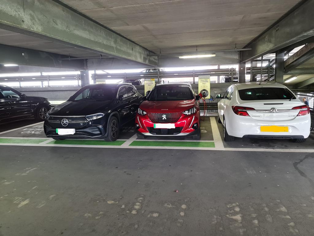 puge2008's tweet photo. Today's charging partner - Mercedes EQA @ Whiston Hospital, St Helens https://t.co/U6WhOKLRyU