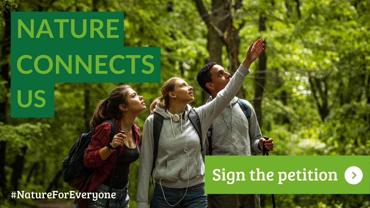 WiltsWildlife's tweet photo. 💚 Meeting in the park, a friendly walk in a meadow, or family fun at the woods - nature connects us with community &amp; those we love 💚

🏡 Yet 1 in 3 of us don’t have nature near home. 

This #MentalHealthAwarenessWeek demand a right to #NatureForEveryone: https://t.co/SYaZQSzflc https://t.co/sKkfSwqcGy