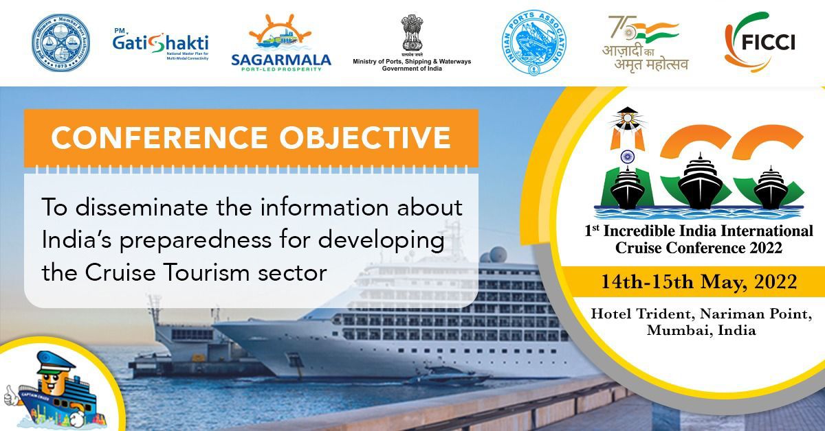 iiicc2022's tweet photo. One of the key goals of #IIICC2022 is to broad base the awareness around India’s preparedness for developing the #Cruise #Tourism sector. An interesting line-up of policymakers, industry leaders, experts will come together to deliberate on the subject.  https://t.co/jZrj1o0Mk2 https://t.co/BjsGkyvZMP