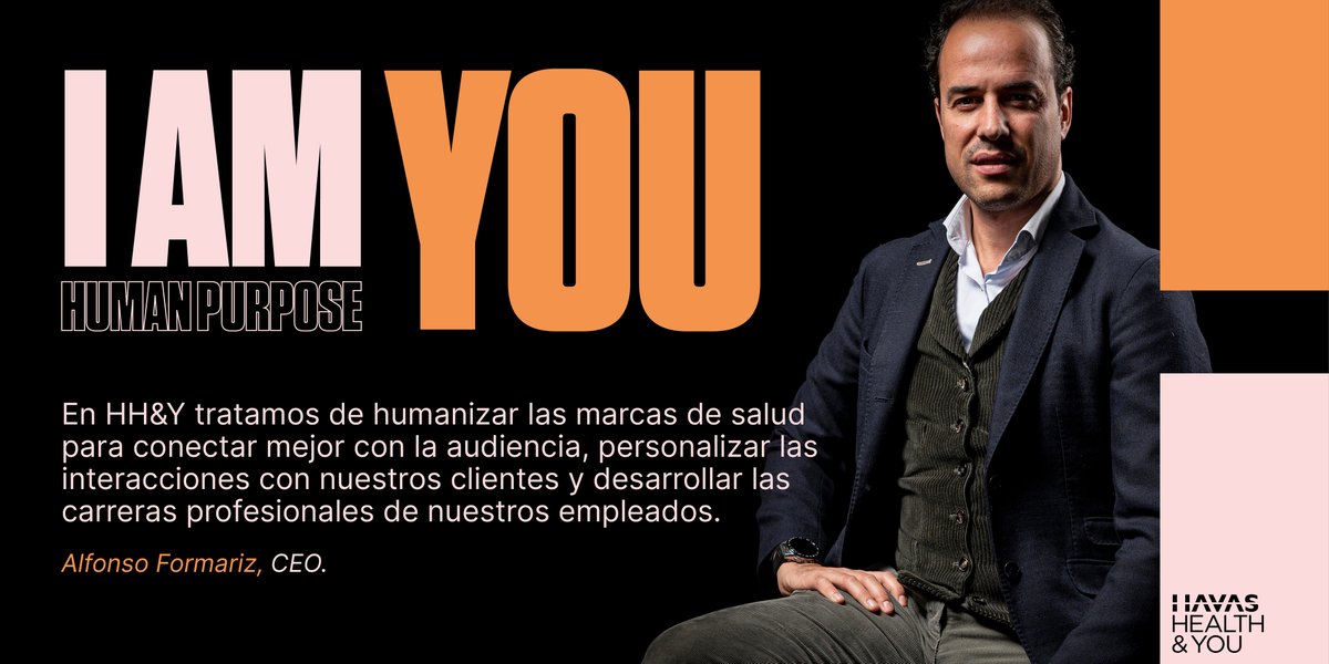 HavasYou's tweet photo. ¿De qué estamos hablando cuando hablamos de nuestro Human Purpose? @jaformariz, CEO en @HavasYou descubre qué es el #HumanPurpose en la cultura de la agencia y hace referencia a una guía estratégica: “Eso que los americanos llaman North Star” #havashealth&amp;you #customerexperience https://t.co/0p1xAJXN1z