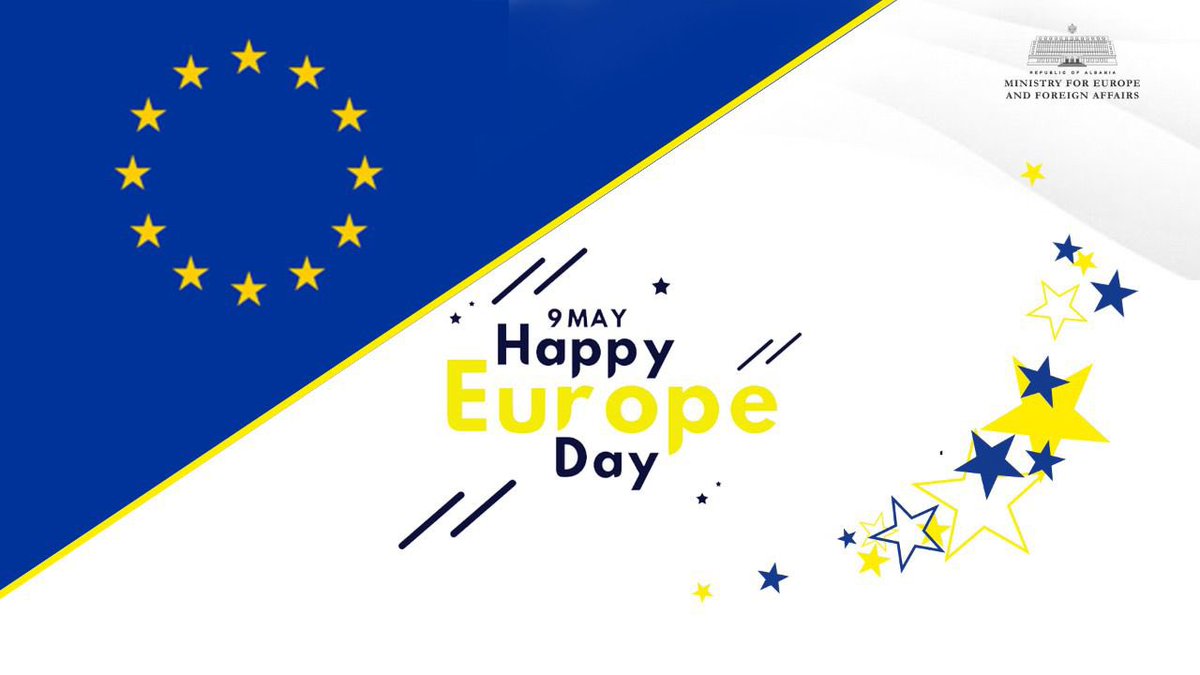 xhacka_olta's tweet photo. Happy #EuropeDay! A day to celebrate peace &amp; unity, but also a day to remember what amazing benefits the #EU dream has brought to the continent &amp; our region. What better day to remind 🇪🇺 of its commitment to #WB than today? 🇦🇱🤝🇪🇺 https://t.co/0ha1S4f0FB