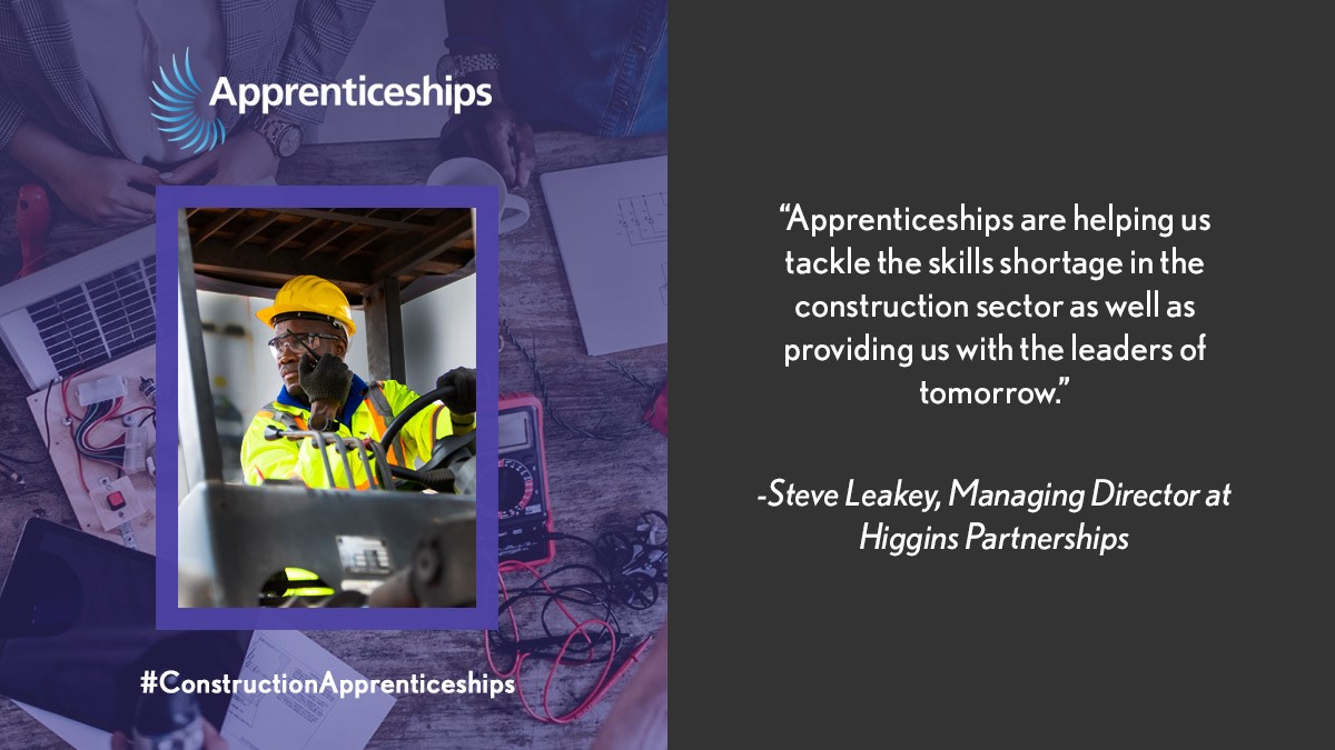 Apprenticeships's tweet photo. Did you know there are 90+ different #construction apprenticeships on the Find an Apprenticeship website, with more released each year? 

Find out how you can upskill new or existing staff: https://t.co/aqmojyDeNc 

@HigginsPartner #AppsGrowth https://t.co/qxJb634h4q