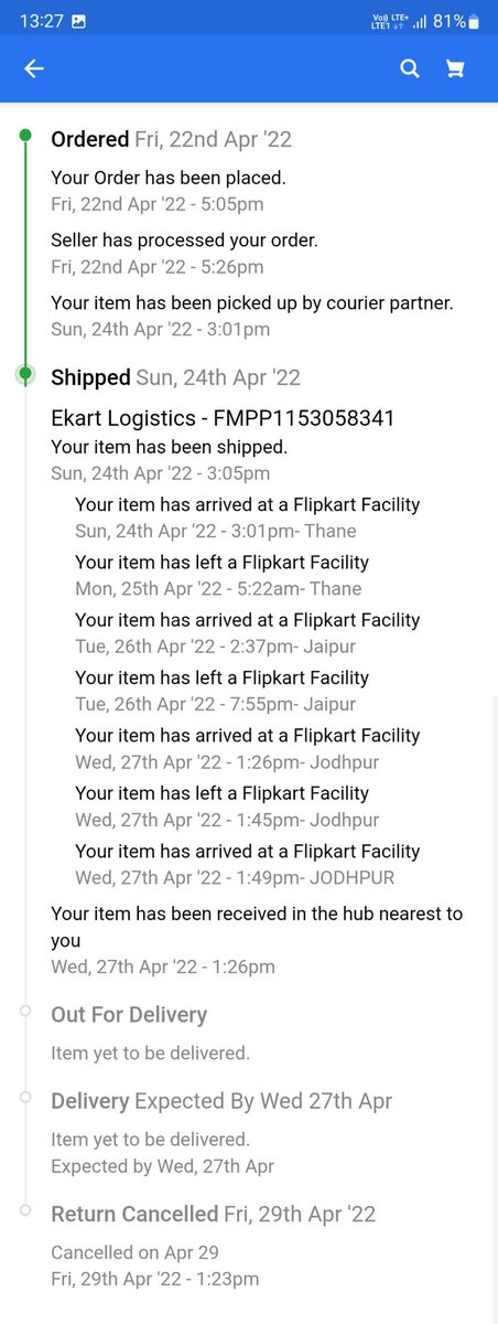 DharmArora's tweet photo. Ordered this product on @flipkart  &amp; since 27 April it is showing out for delivery, banging my head with @FlipkartStories, no refunds, no replacement. Shame on you guys https://t.co/erNJSHDP3Y