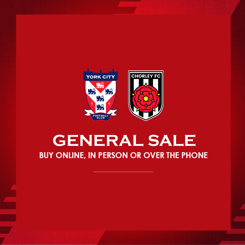 YorkCityFC's tweet photo. 🎟️ Tickets are now on sale for the Playoff Eliminator against Chorley on Wednesday night!

🏟️ Let's get the LNER rocking!

☎️ 01904 942232/ 01904 933784

🍽️ Exec boxes, LNER Bar and two-course dining available

#YCFC 🔴🔵