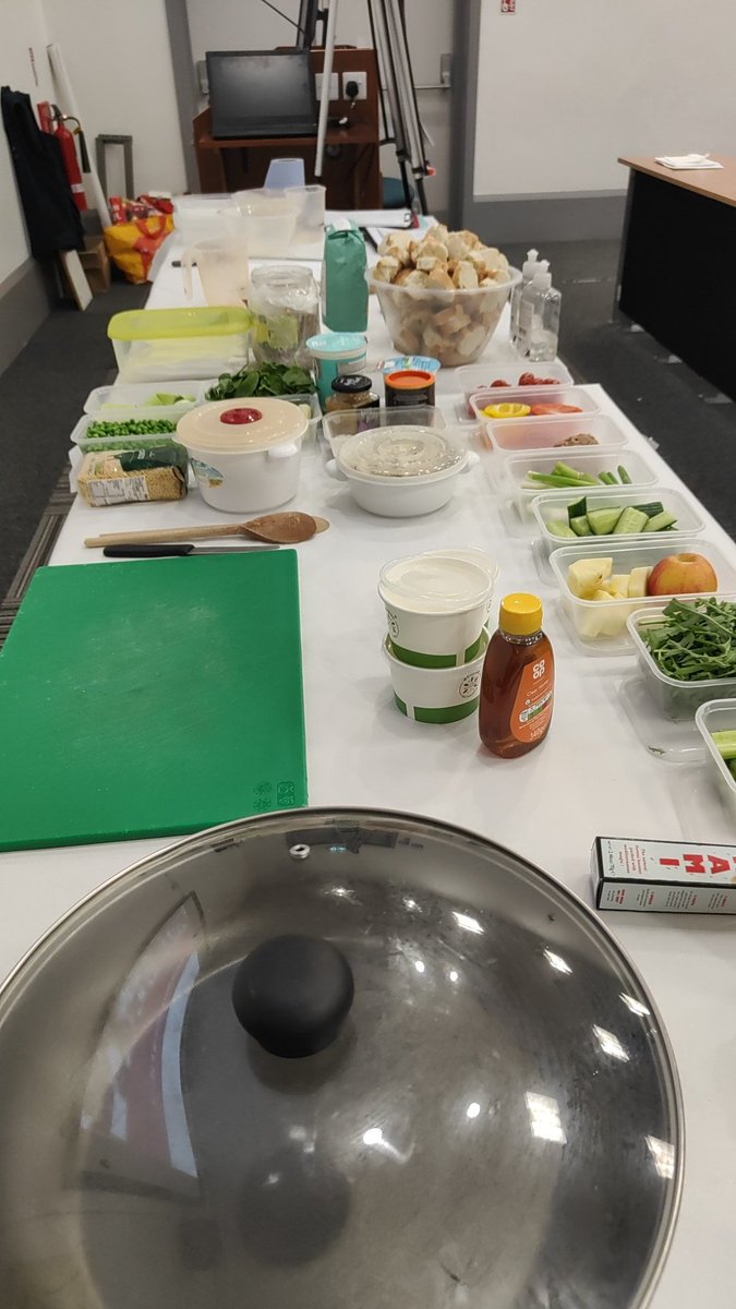 cookingmad's tweet photo. @ChefsAdoptaSch first day back after holiday &amp; got the pleasure of doing AAS Training to 150 training teachers at #liverpoolhopeuniversity https://t.co/d4ec4gBf18