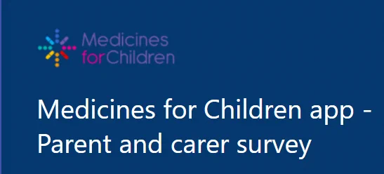 Image from MedicinesForChildren (@MedsForChildren)