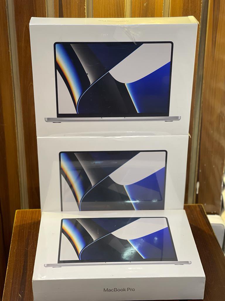 pjlighter's tweet photo. New Sealed Apple MacBook *M1 Pro 2021* | 14-inch, | 8-core CPU | 14-core GPU (Silver &amp; Space Grey)
16GB RAM | 512GB SSD- N1,250,000

🇺🇸  New Sealed Apple MacBook *M1 Pro 2021* | 14-inch, | 10-core CPU | 16-core GPU (Space Grey)
16GB RAM | 1TB SSD - N1,550,000 https://t.co/iuJ25vn1XT