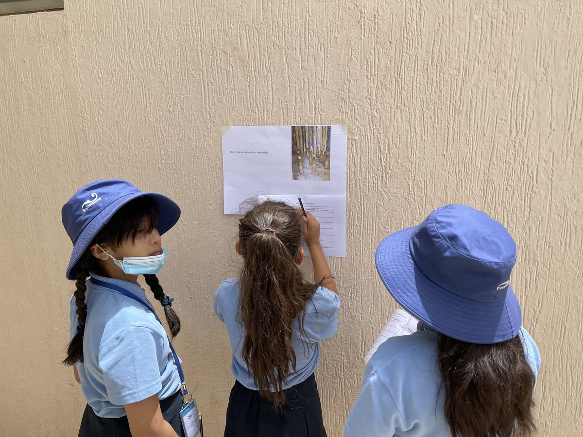 BISRYearFour's tweet photo. #BISRYear4 are outside investigating inventions and developments from ancient civilisations and making connections with how they are connected to our lives today! 🕵️🕵️‍♂️ https://t.co/ad8wrJ8lvO