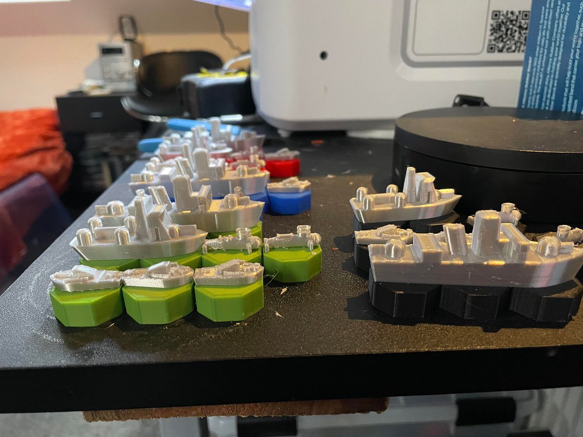 QIDI_3dprinter's tweet photo. ♟🛥Print a super cool fleet for a board game invented by a friend on #QIDI I-Fast, which makes would games even more fun.
Thanks to Gary Hart for sharing in the FB QIDI TECH Official User Group.
#qidi #3d #3dprinting #3dprinted #3dprinter #3dprint #3dcreate #3dmodel #game https://t.co/gF4EjRySlt