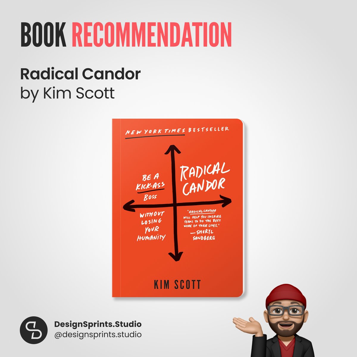 cohiveworks's tweet photo. Here's another recommendation from our book essentials list. 

#RadicalCandor by @kimballscott presents a management philosophy based on caring personally while challenging directly.

#KimScott #BookRecommendations #TeamManagement #Leadership #BusinessBooks  #Business #Mindset https://t.co/gVWteljUSh
