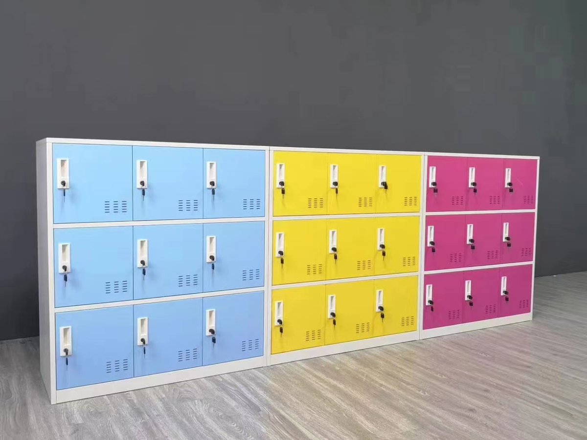 feite_pu's tweet photo. Colorful schoolbag cabinet, full phosphate powder, the best quality and the best price. #Quality #Strengthmanufacturer https://t.co/uDYkeYfXhC