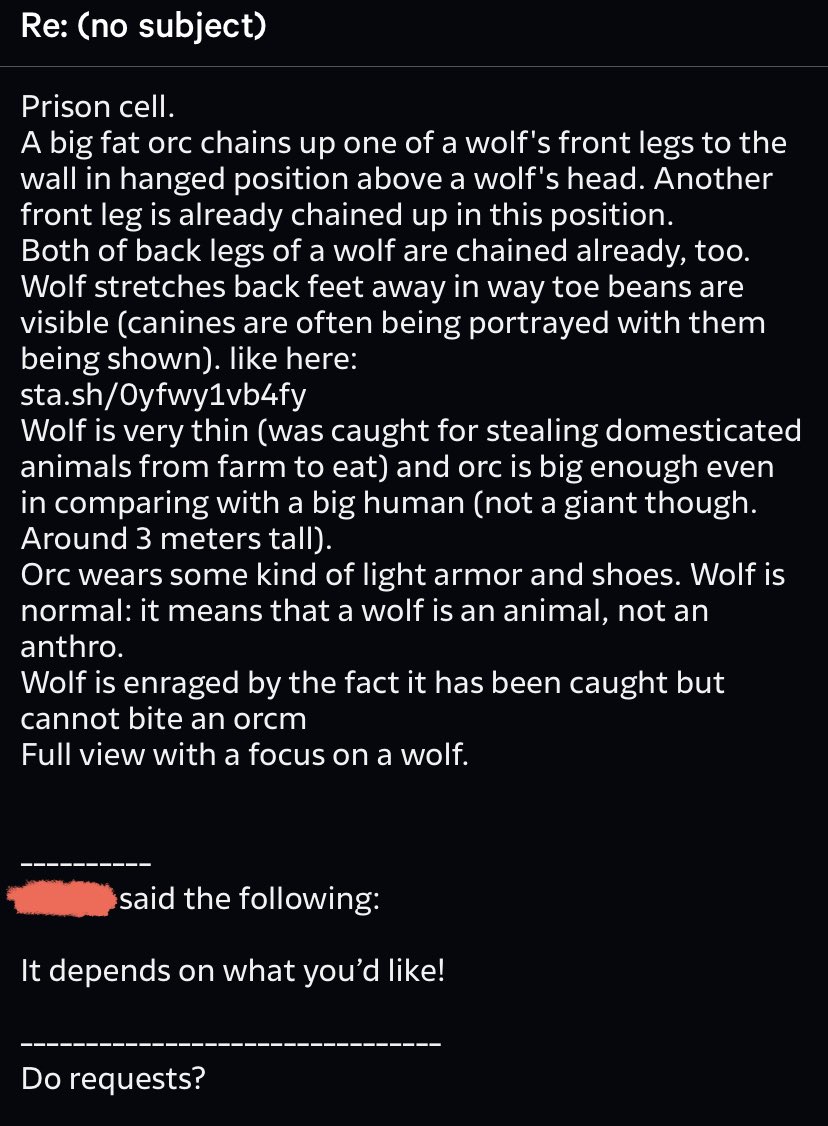Salt___Lick's tweet photo. This is why I don’t take requests 😅

Found shared in a group I’m in https://t.co/TOAsEfABkO