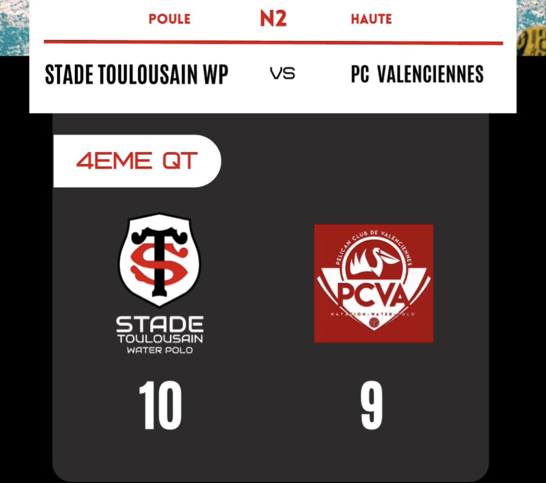 STWPolo's tweet photo. Deux nouvelles victoires s’ajoutent au compteur du STWP !🔴⚫️
✅ Victoire de la N3 STWP 1 contre le CN Auch, 21-5 pour nos rouges et noirs !💪
✅ Victoire de l’équipe N2, 10-9 contre le PC Valenciennes, pour ce 4ème match de poule haute !🤽♂️
#Victoire #STWP #rougeetnoir https://t.co/XHM1QdE6Gx