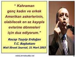 Şu sözü duyduktan sonra aslında mideniz bulanmaliydi bu adamdan ama siz reis demeye başladınız.Veyl olsun size!!!