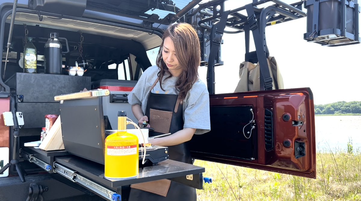 mari58042526's tweet photo. こんにちは^^
GWにデイキャン行ったよー🥰
お天気も良かったし
快適だった!!料理もしたよ!!
YouTubeアップしました♡
https://t.co/Y2C17HDADu
#jeep
#wrangler
#四駆女子
#ソロキャンプ
#overlandstyle https://t.co/cjsR6Colyy