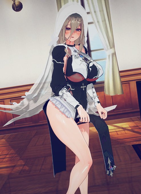 ('・ω・`)ヴェールを可動出来るようにしないとポーズがとりにくいな… 