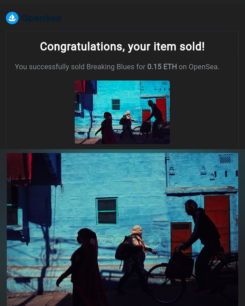 SOLD OUT! 🙏🏽 Yesterday I completed 2months of my G/Coll. launch. <a href="/pacon76studio/">Paschalis Serafeim</a> collected my last piece remaining, "Breaking Blues". 💙

The #NFTCommunity has taught me many things, compassion is one of them. Super elated and grateful.

Collectors appreciation post coming soon!🚀