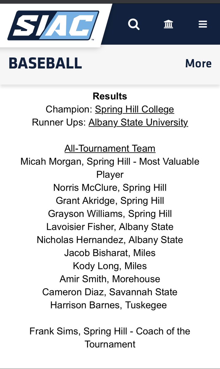 DaveHer16079590's tweet photo. 2022 SIAC All Tournament Team @N_JHernandez13 https://t.co/bLdG1eopcc
