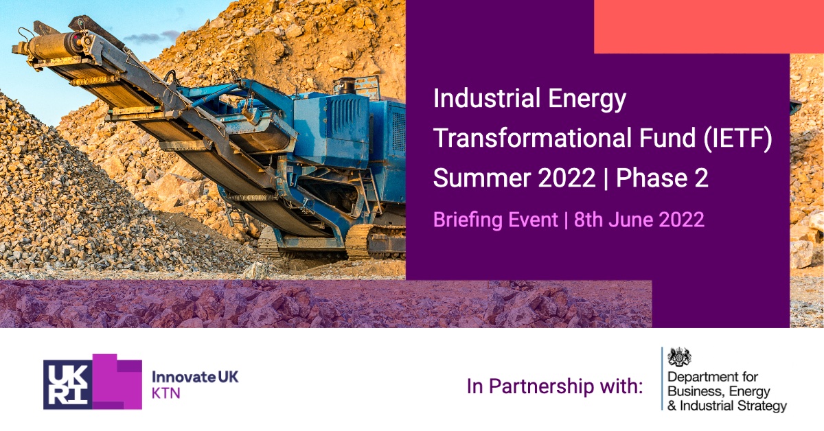 Industrial Energy Transformation Fund Summer 2022 launches today. Join us online on the 8th June to learn how to apply to the £70m summer window for industrial energy efficiency and decarbonisation
web-eur.cvent.com/event/eac12825…