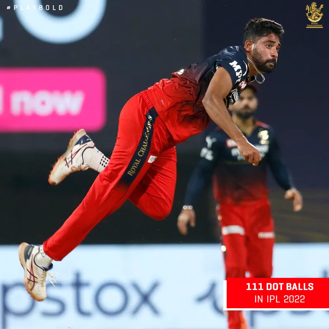 RCBTweets's tweet photo. 3️⃣ of our stars have now bowled 1️⃣0️⃣0️⃣ or more dot balls in #IPL2022 so far. 🎯🔥

RCB have 5️⃣2️⃣9️⃣ dot balls which is the most for any team in #IPL2022. 👊🏻

#PlayBold #WeAreChallengers #IPL2022  #Mission2022 #RCB  #ನಮ್ಮRCB https://t.co/OvAkQlhEcz