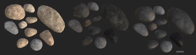 Other things for project: rock textures and tree turnaround 