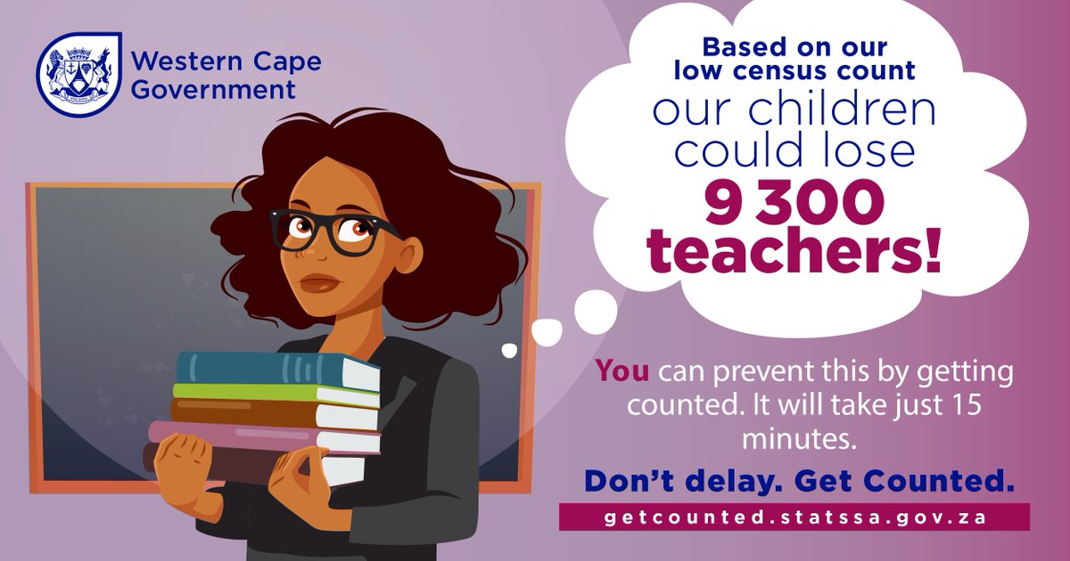 🚨The WC could lose funding equivalent to 1615 doctors or 5981 nurses if only 70% of residents get counted in the #2022Census. Play your part so we get our fair share. Don't delay. Get Counted.
