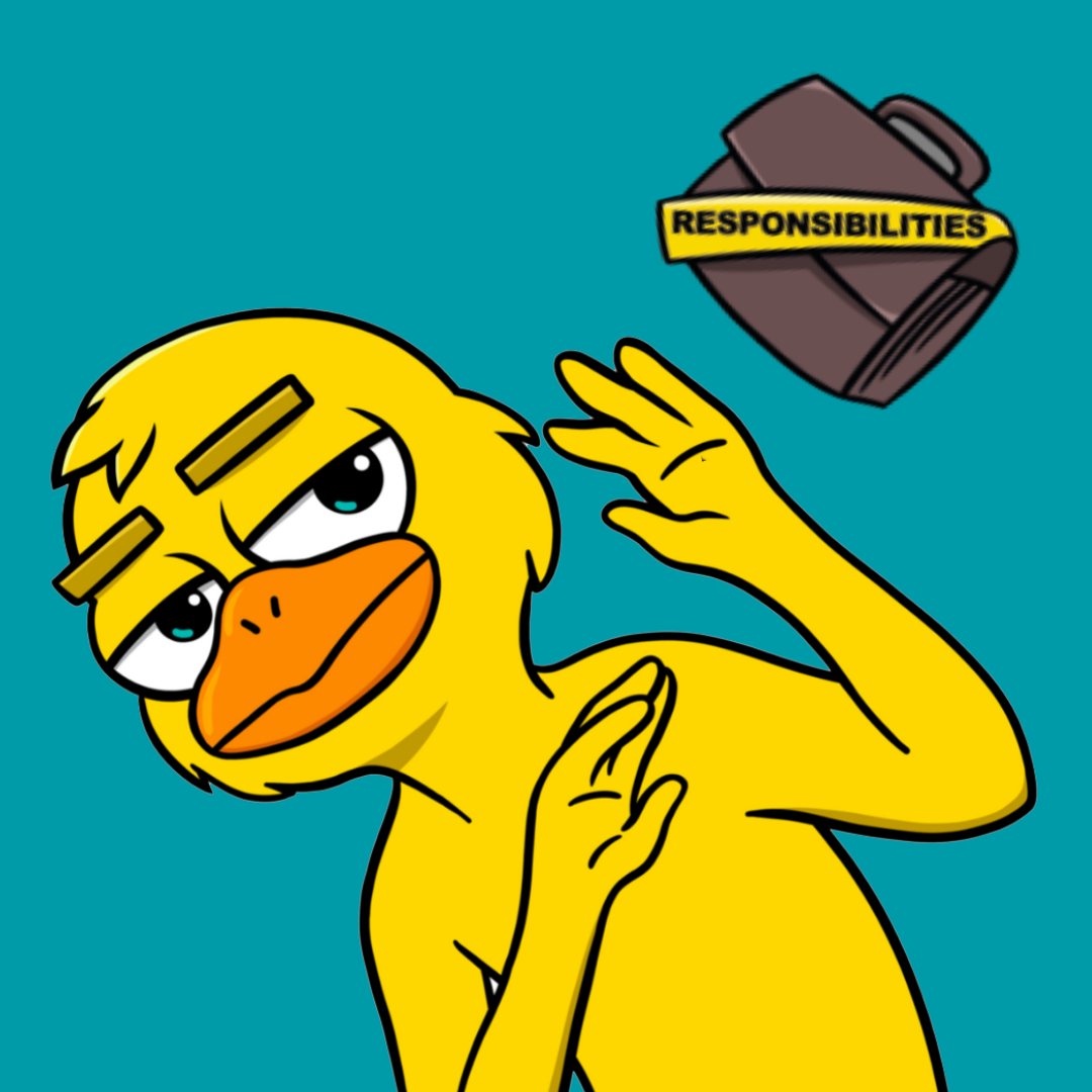 GM Duckers even though It's not even a "GOOD" morning because it's a ducking MONDAY, jeez...🙃🦆

#GM #IGuess #NFT #NFTs #NFTCommunity #NFTArt #MondayBlues #TDDT