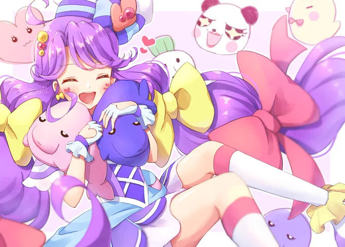さんごちゃんお誕生日!✨おめでとう～!!💜💜💜(過去絵) #precure 