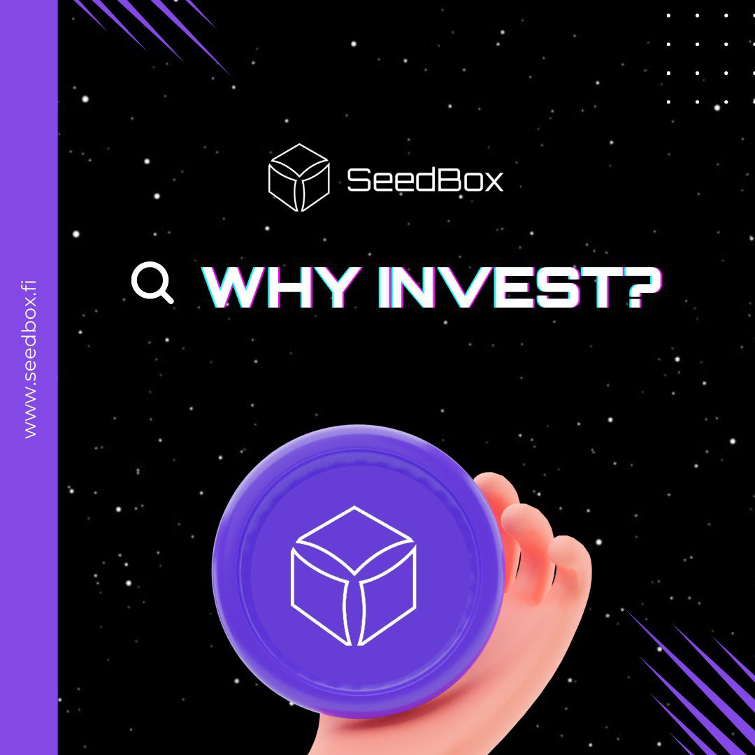 seedbox_fi's tweet photo. When it comes to trading or investing, zero risk does not exist. So what are the reasons for investing?
#blockchain #crypto #nft #staking #ido #farming #VCaccess https://t.co/ZxxL0HlF3V