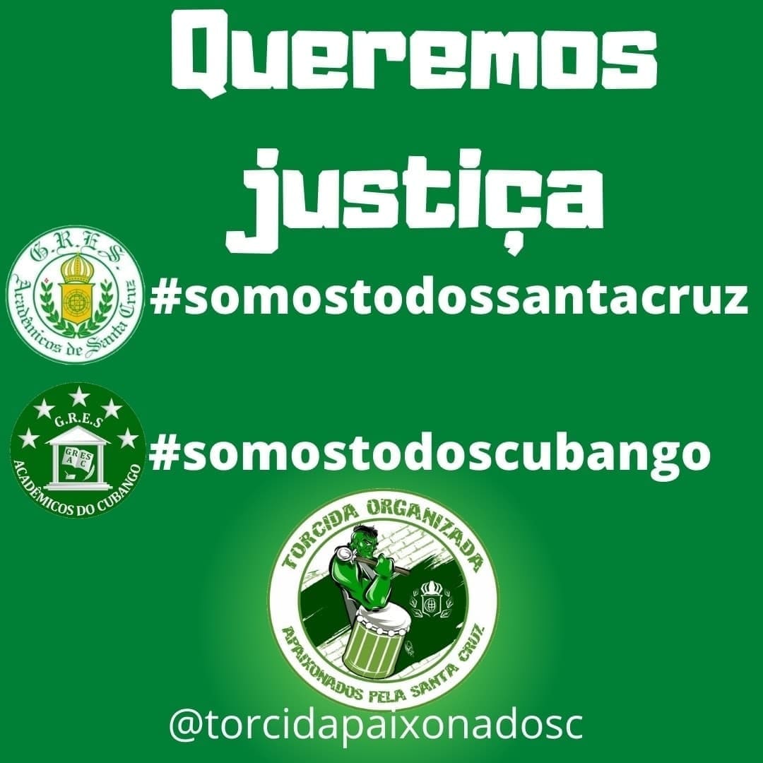 PelaTorcida's tweet photo. QUEREMOS JUSTIÇA!!!!!!!!
PELO BEM DO CARNAVAL, 
HOJE  SACANAGEM FOI CONTRA A 
@acadsantacruz SANTA CRUZ
@gresacubango  CUBANGO
 JUNTOS SOMOS MAIS FORTES!!!!
#somostodossantacruz
#somostodoscubango 
 @eduardopaes
@claudiocastrorj
#lierj #santacruzzonaoesterj #carnavalrj https://t.co/LMiLOetUfH