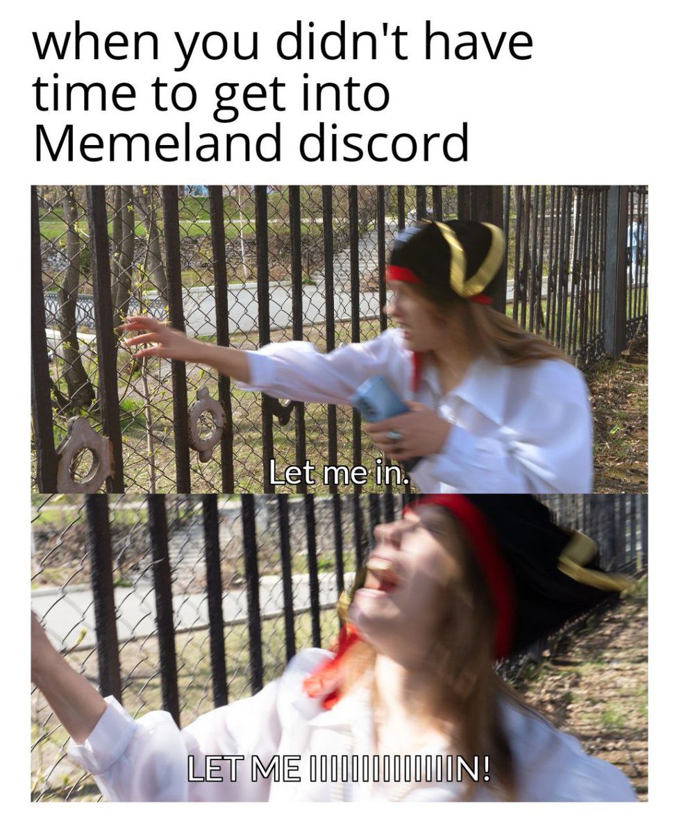 ob1omoff's tweet photo. and here are the memes!
@memeland
@9gagceo

#AHOY
#memeland #9GAG https://t.co/mlsbuFKMnV