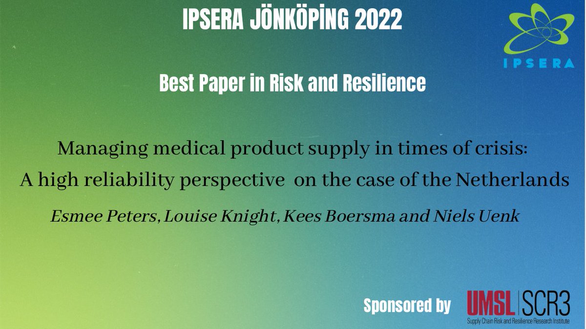 ipsera's tweet image. #IPSERA #IPSERA2022 #research #bestpaper