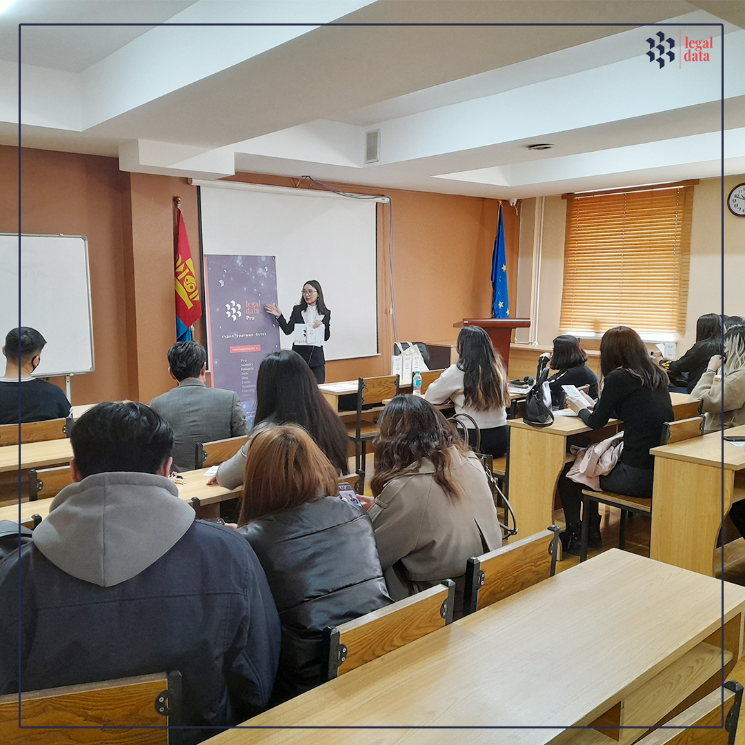 legaldata_mn's tweet photo. СИТИ их сургуулийн Хууль зүйн сургууль дээр https://t.co/v5XytT06FY танилцуулах өдөрлөг боллоо https://t.co/j6zMOmV7NI
#legaldataMN #legaldataPro #legaldatabase https://t.co/yUzAlfxamr