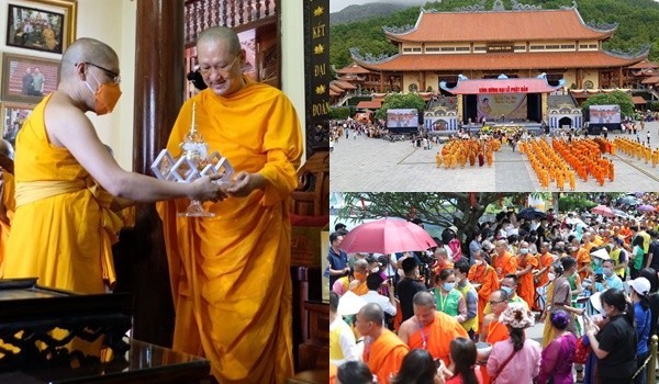 Winnewstv's tweet photo. https://t.co/CPfr5jTG3r
 วัดพระธรรมกายร่วมจัดวิสาขาบูชานานาชาติ 3 ประเทศ ไทย เวียดนาม อินโดนีเซีย “ชู 3 ธรรม นำสู่สันติภาพโลก”เมื่อวันที่ 9 พฤษภาคม 2565 พระครูสมุห์สนิทวงศ์ https://t.co/XrVb8sjOBf
