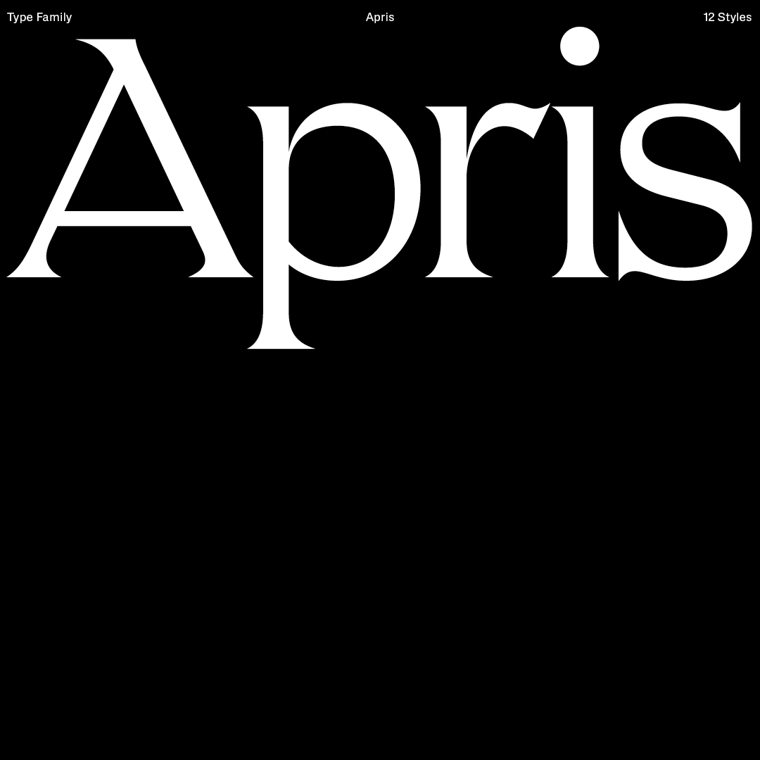 schicktoikka's tweet photo. NEW RELEASE: APRIS ✨ Have a look at it on our website and try around with the Variable Font type tester! https://t.co/UX2r4NdjCN https://t.co/Mt9cXASQ8h