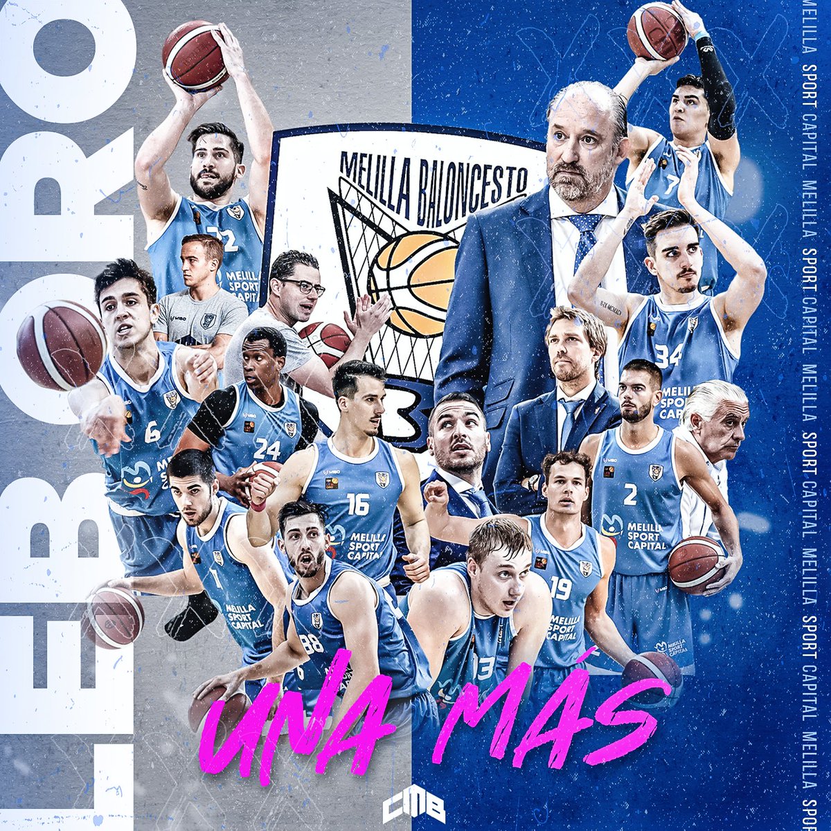 Con la victoria de ayer, nos hemos asegurado que la próxima temporada seguiremos siendo el decano de la #LEBOro  💙🏀

#unamas #vamosmelilla