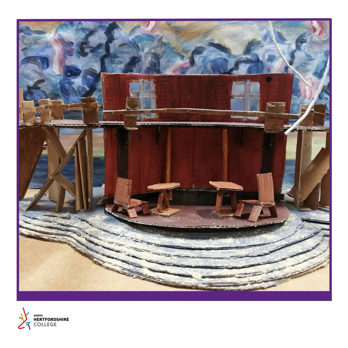 NHCCreative's tweet photo. We are proud to see NHC students recognised in the #RoyalOperaHouse National Design Challenge Competition. Well done to Sam! Highly Commended in the Secondary #Set #Design Category! @northhertscollege @n_hertscollege @ualawardingbody @ROHBridge #ROH #ROHDesignChallenge #SetDesign https://t.co/HsjtyN6ohN