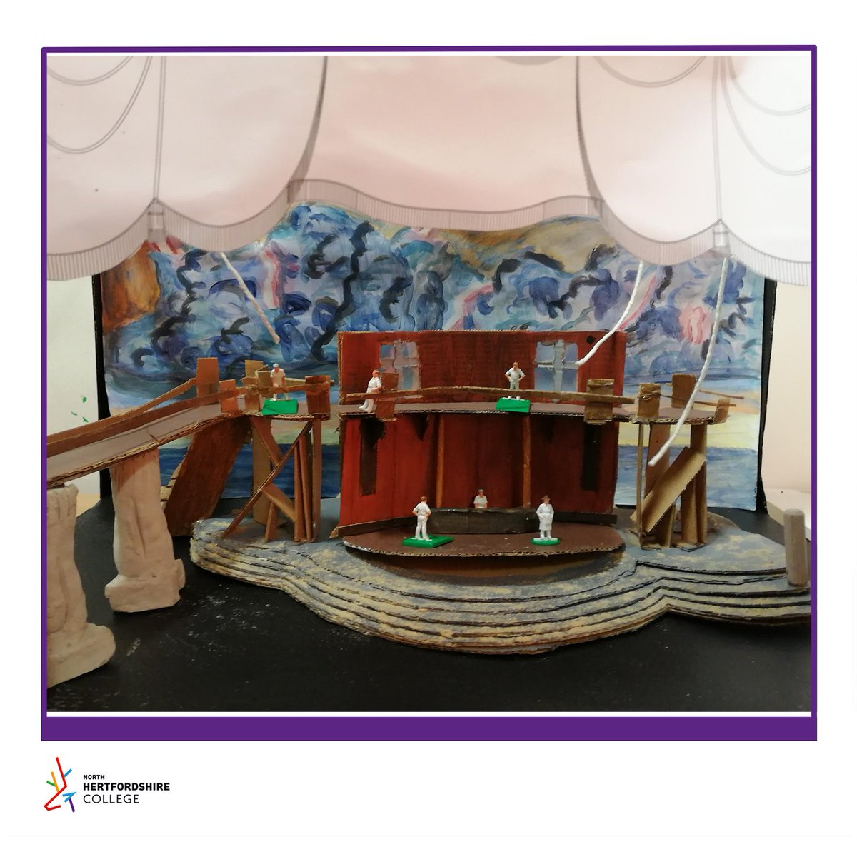 NHCCreative's tweet photo. We are proud to see NHC students recognised in the #RoyalOperaHouse National Design Challenge Competition. Well done to Sam! Highly Commended in the Secondary #Set #Design Category! @northhertscollege @n_hertscollege @ualawardingbody @ROHBridge #ROH #ROHDesignChallenge #SetDesign https://t.co/HsjtyN6ohN