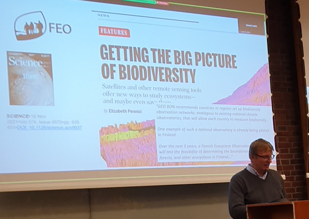 Leif_Sch's tweet photo. Today kick-off of 3rd dev.cycle of #FinBIF @lajitieto funded by @aka_firi for 2022-26. The BIG vision is integration of species data w/ environmental data through @FEO_fi, introduced here by @PVihervaara @SYKEint, but work on #digitisation and #DNAbarcoding will also continue. https://t.co/7hK4GycUl4