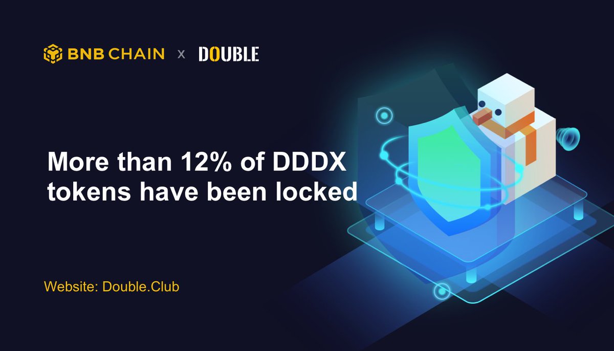 Double__Club's tweet photo. 🔊More than 12% of DDDX tokens have been locked. 🔒Convert DDDX to obtain DDDXdou, and 💰rewarded up to 1111.24% APR !
https://t.co/Fgk5dfFbAG

 #DoubleClub #DDDX #DOU https://t.co/2W6QjU3PwR