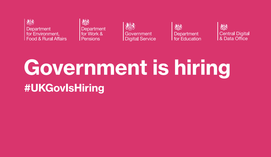 Less than a week to go until #UKGovIsHiring will be at 
@milkroundabout Jobs Fair 2022. Come and say hello to the Civil Service (look for the pink!) where you can meet tech professionals from across Government. We will be there both days! #SMRmay2022  #TechForGood