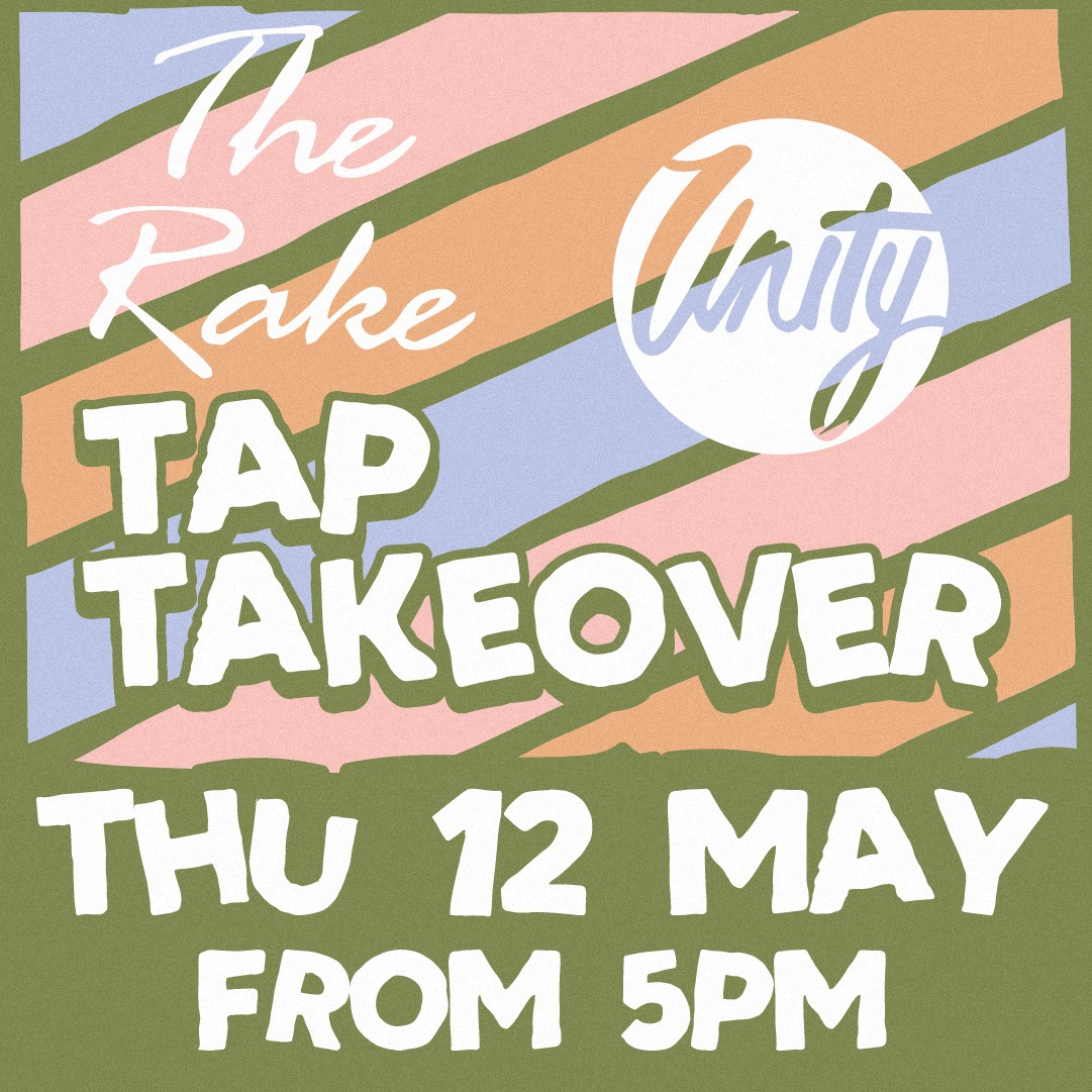 Rakebar's tweet photo. TAP TAKEOVER KLAXON!!!
This coming Thursday we have our pals from @unitybrewingco taking over our taps for the evening!
Beers pouring from 5pm! 
#Rakebar #Boroughmarket #TapTakeover https://t.co/hBfuS1bLJ9