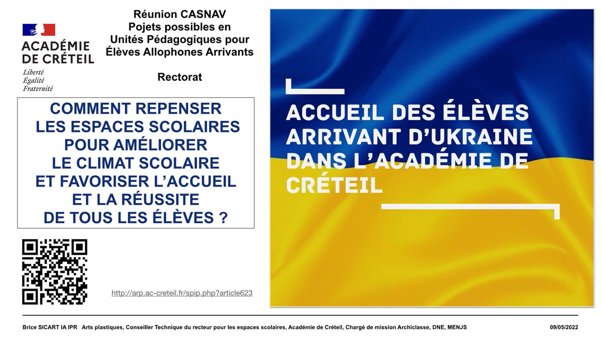 Plaisir d’intervenir ce matin au <a href="/CasnavC/">CASNAV de CRETEIL</a> pour penser des #EspacesScolaires favorisant l’accueil, les progrès et la réussite de nos élèves en #UPE2A <a href="/AcCreteil/">Académie de Créteil</a> ▶️arp.ac-creteil.fr/spip.php?artic… #FormeScolaire #Archiclasse #MieuxAccueillir <a href="/chcaron80/">Christophe Caron</a> <a href="/Becket6/">Becket</a>