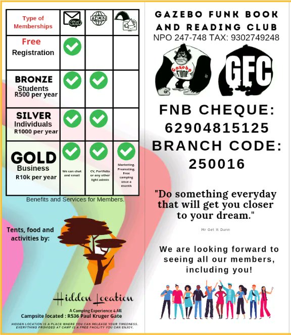 GazeboFunkClub's tweet photo. We will keep reaching out to the communities... #GFC #UnderTheGazebo https://t.co/bs1M9dlSXw