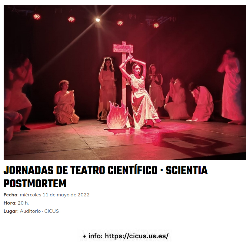 CICUS_'s tweet photo. 🎭 Tres científicos claves en nuestra historia —#Copérnico, #Ptolomeo y #LisaMeitner—, revividos por otro hito de la ciencia, #Hipatia, han de adaptarse a un mundo gobernado por las redes sociales, teorías conspiratorias y movimientos revolucionarios.
👉 https://t.co/WyTheArHYu https://t.co/xOsS7VfzER